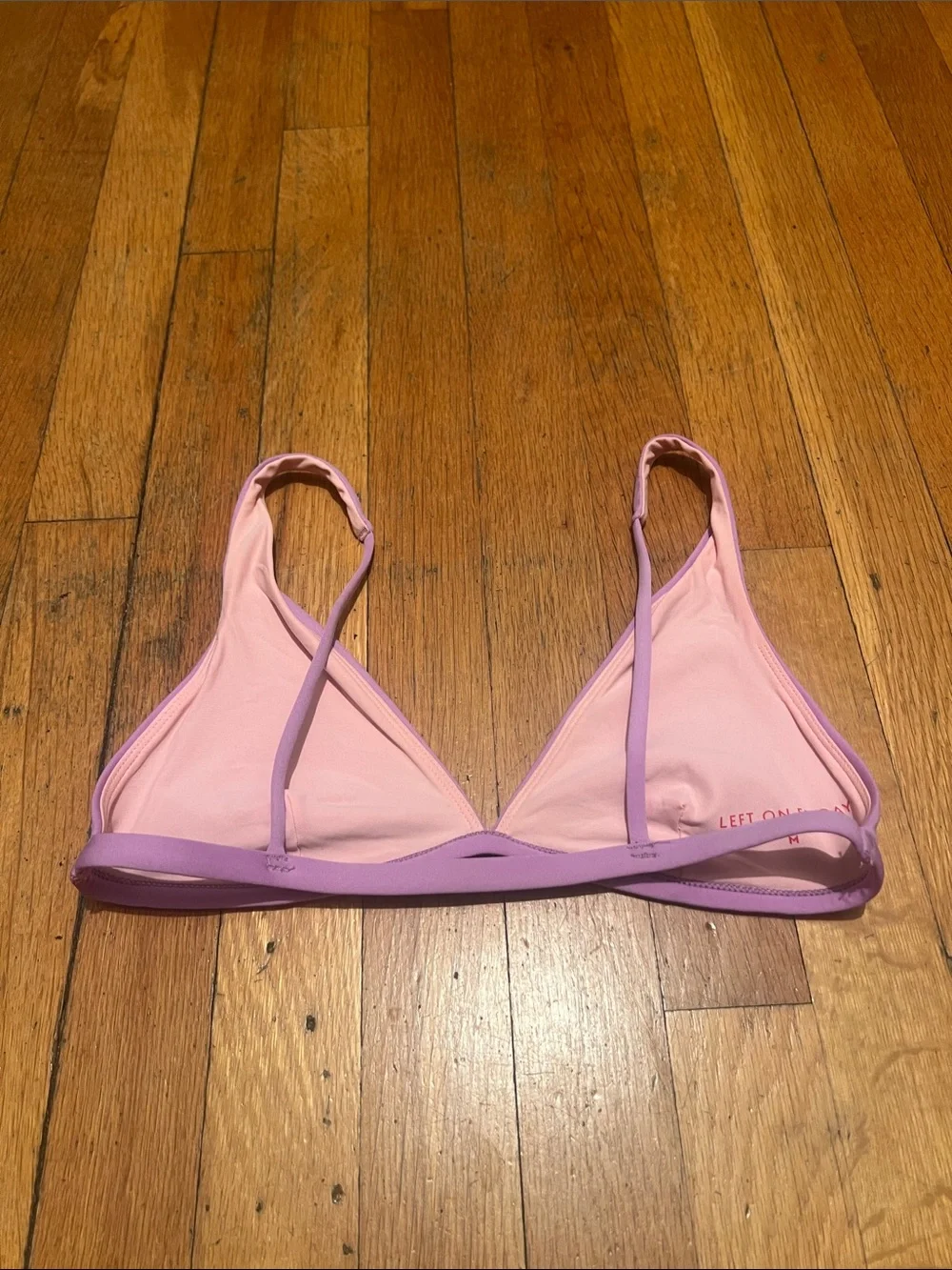 Left On Friday Lilac Triangle Bikini Top